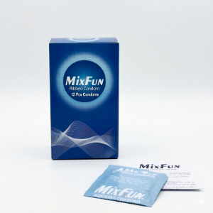 MixFun Ribbed Condoms– Pack of 12
