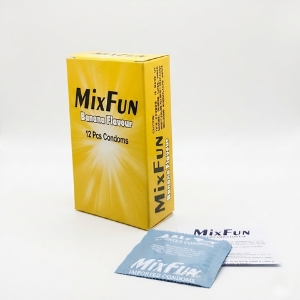 MixFun Banana Flavour Condoms – Pack of 12