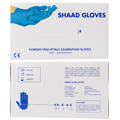 Shaad Gloves- Powder free Examination Gloves